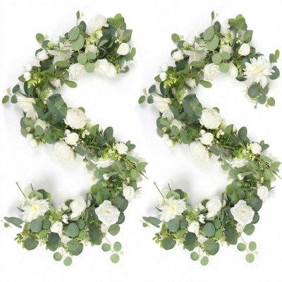 Paquet de 2 guirlandes de fleurs artificielles 6 pi
