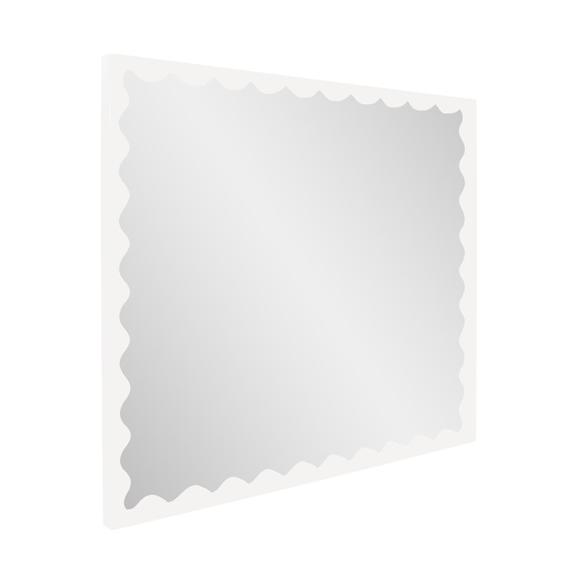 Ailee Rectangle Mirror, White