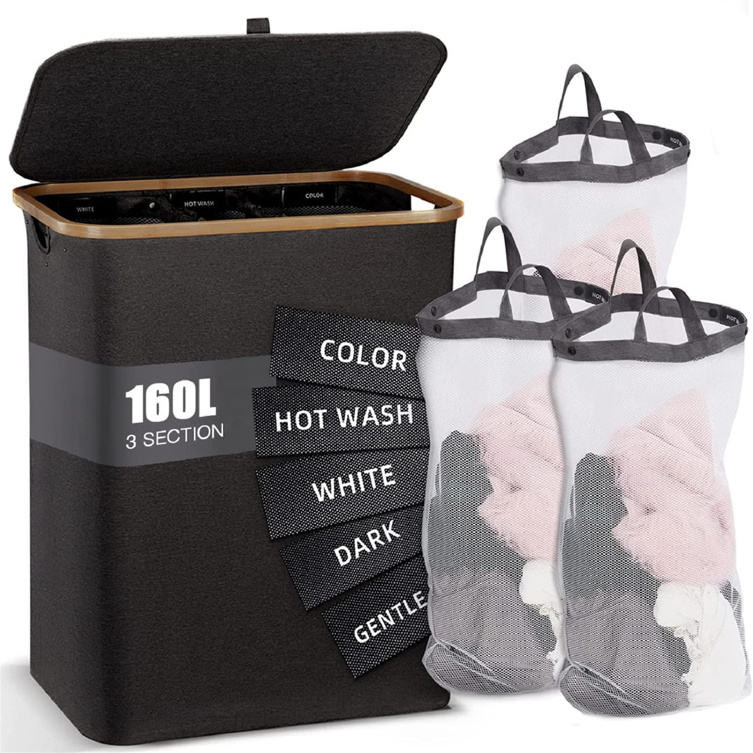 Laundry Basket With Lid