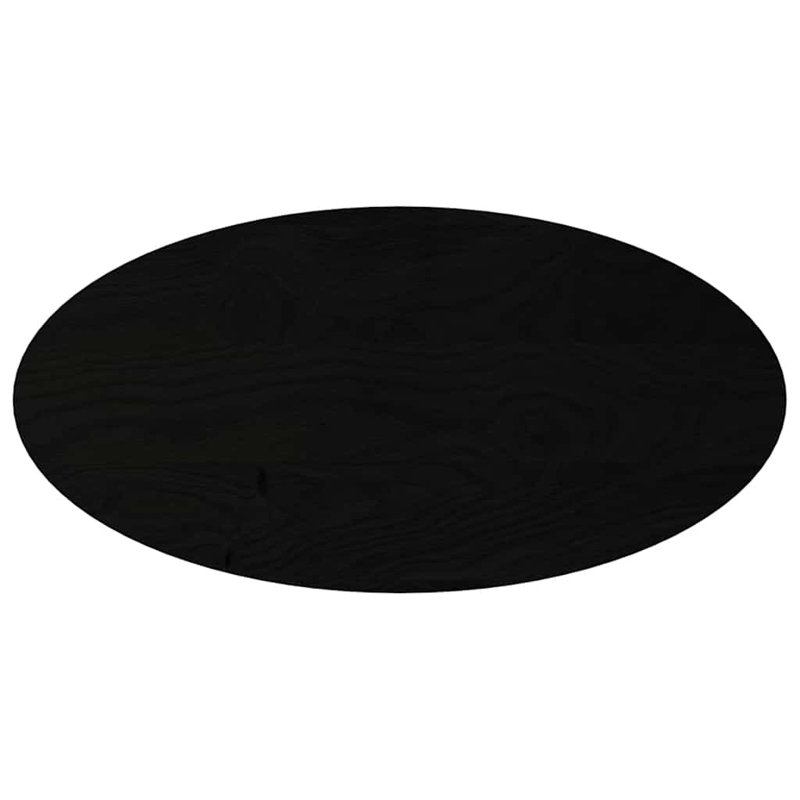 2-24 Solid Wood Table Top, 4cm H x 100cm W x 50cm D, Dark brown