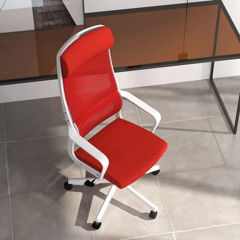 Chaise de travail en filet Northwood, Rouge/blanc