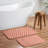 Lyman Creative Co Narrow Check Pattern Retro Co Memory Foam Bath Mat-113622481