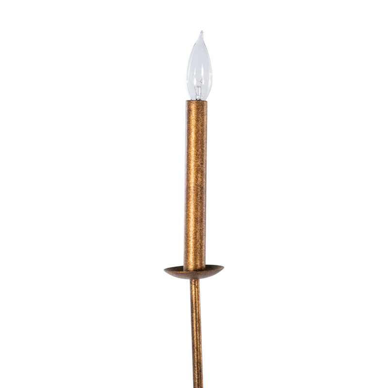 Snow 16 - Light Candle Style Chandelier, Ashwell Gold