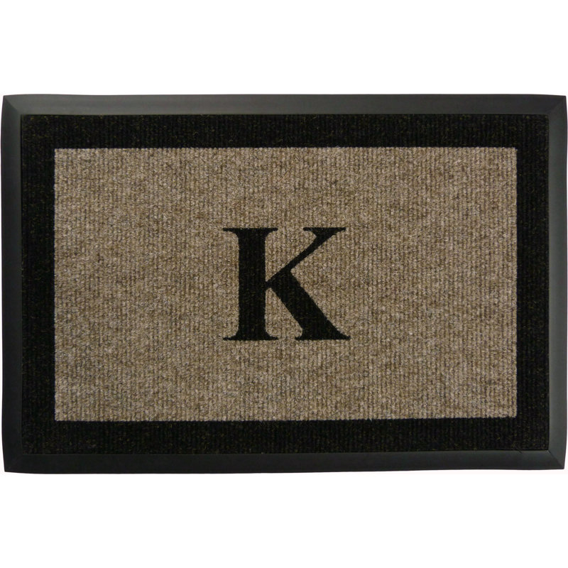 Tapis d'extérieur antidérapant Asai, Taupe, K, l 36 po x L 60 po