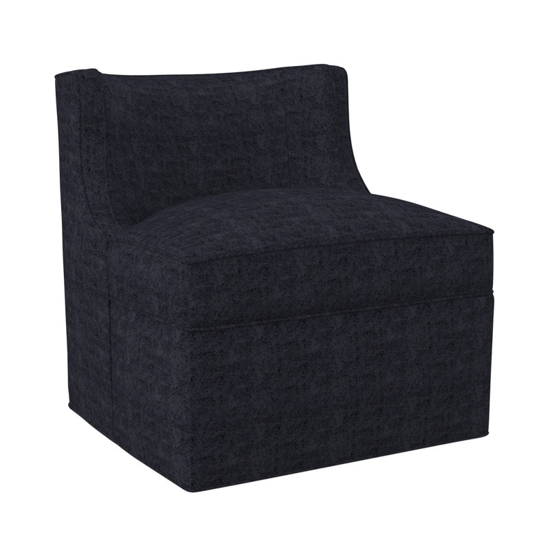 Social Sunbrella® Swivel Chair, Venice Navy 100% Polyester