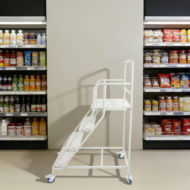 4 Step Rolling Stairs With Wheels