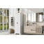 Armoire en bois, armoire de salle de bain, armoire de rangement en bois avec deux portes pour la salle de bain-237573982