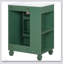 Meuble-lavabo de 24 po avec lavabo, tablette d'armoire, rangement latéral ouvert, cadre en bois massif, porte à fermeture douce-1356873257