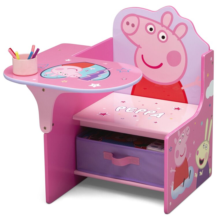 Peppa Pig Chair Desk with Storage Bin - Delta Children