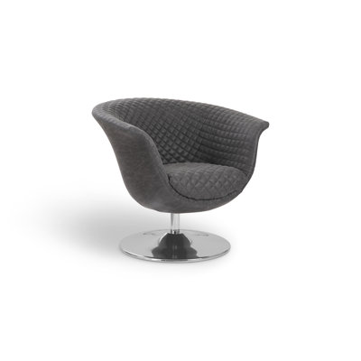 Fauteuil demi-tonneau pivotant l 34 po