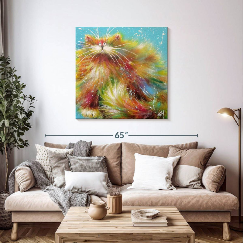 Brampt Kitty Calypso, 39" H x 39" W