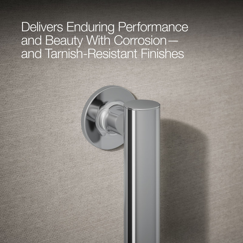 Purist Grab Bar, Polished Stainless, 24"W