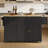 Jamera 60.2"W Kitchen Island with Two Large Storage Cabinets And Drawers, Locking Wheels-734304572
