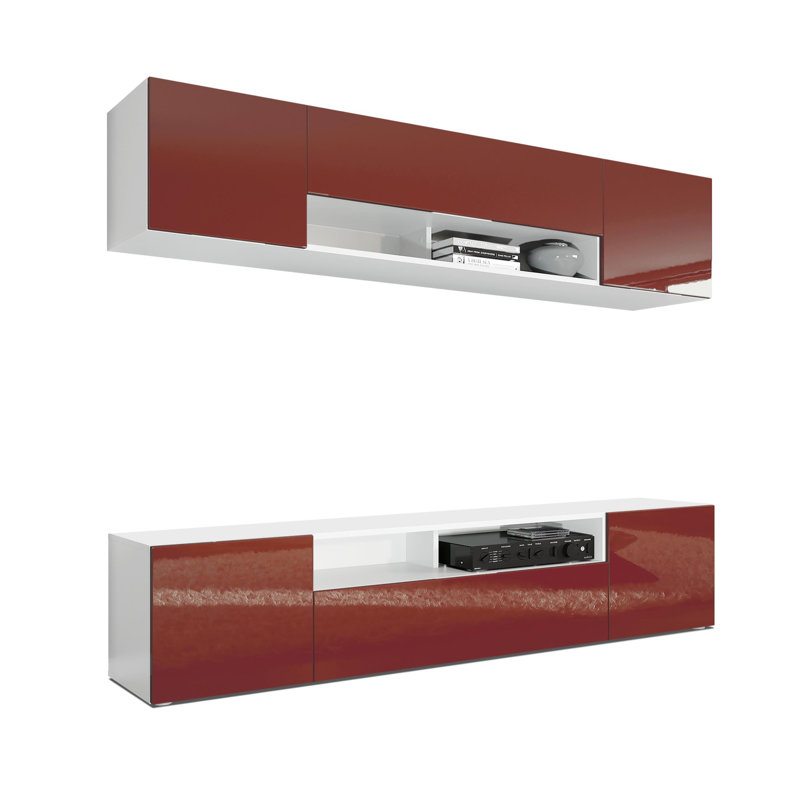 Mcalpine TV Stand, Bordeaux