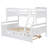 Amora Rustic Bunk Bed With Ladder And Safety Guardrail-786993678