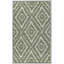Geometric Hand Woven Indoor / Outdoor Area Rug-50791271