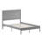 Eymen Modern Solid Wood Platform Bed with Headboard and Wooden Slats-87920004-87920002