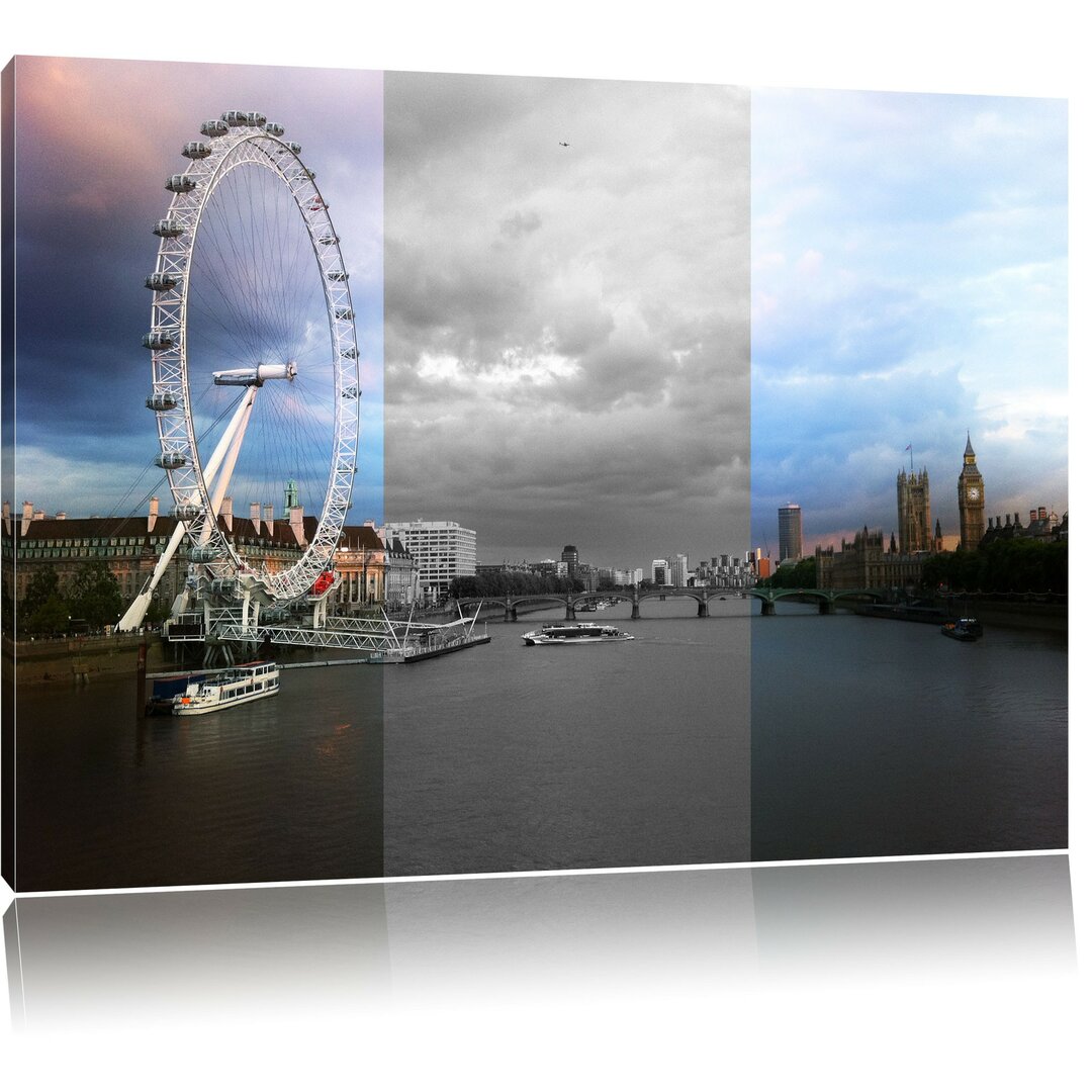 Leinwandbild London Eye Riesenrad