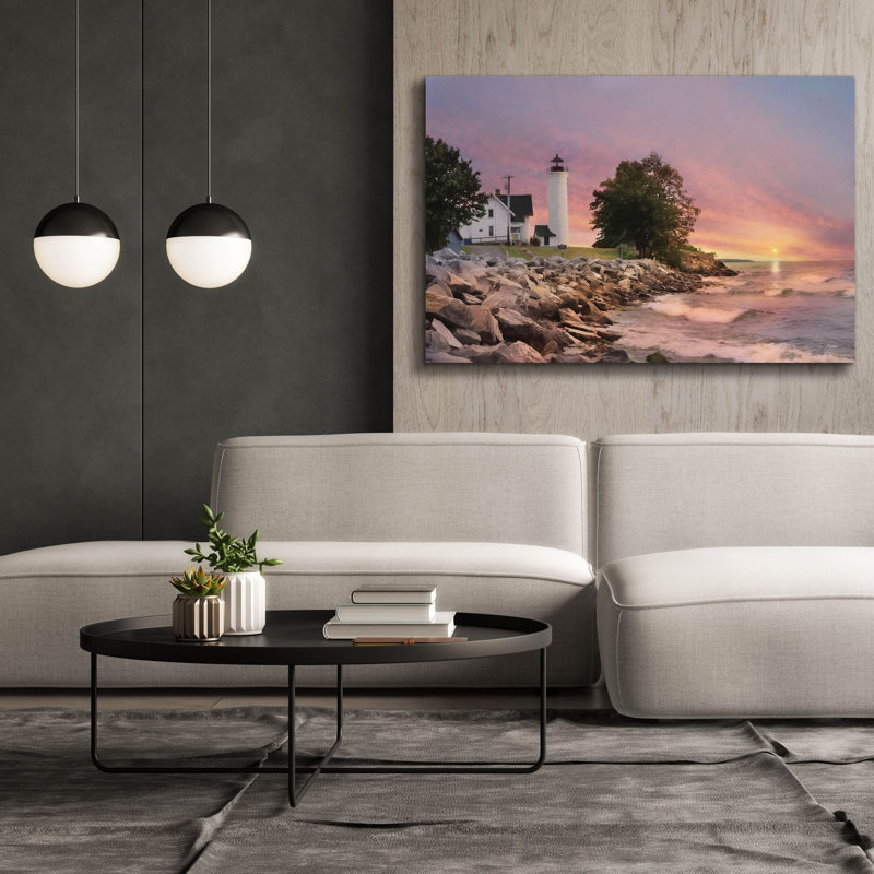 «Sunset at Tibbetts Point» par Lori Deiter, estampe numérique sur toile, H 40 po x l 60 po x P 1,5 po