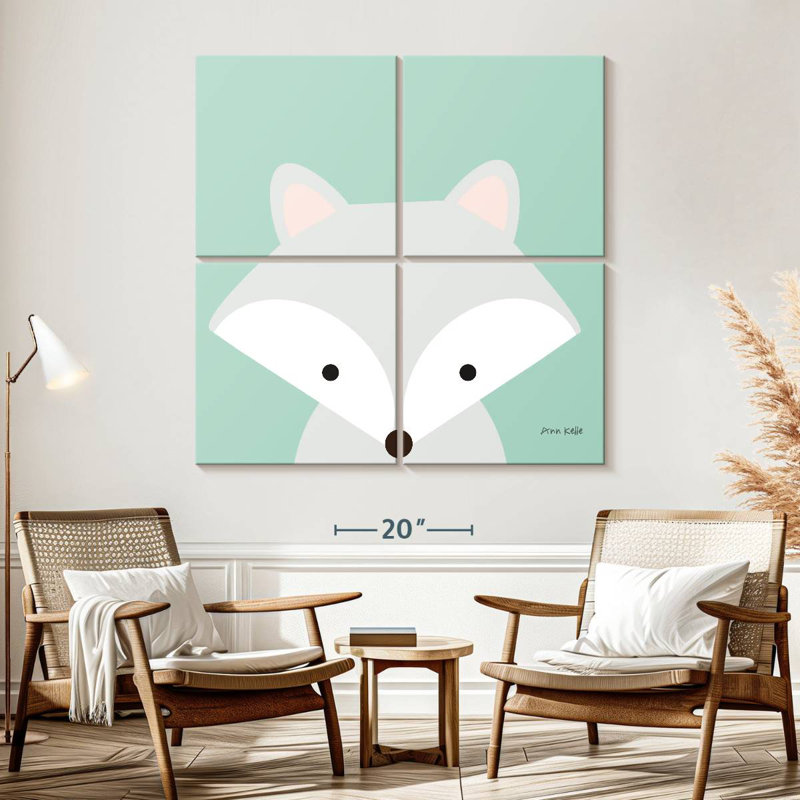 Ashelle Cuddly Fox, H 57 po x l 57 po