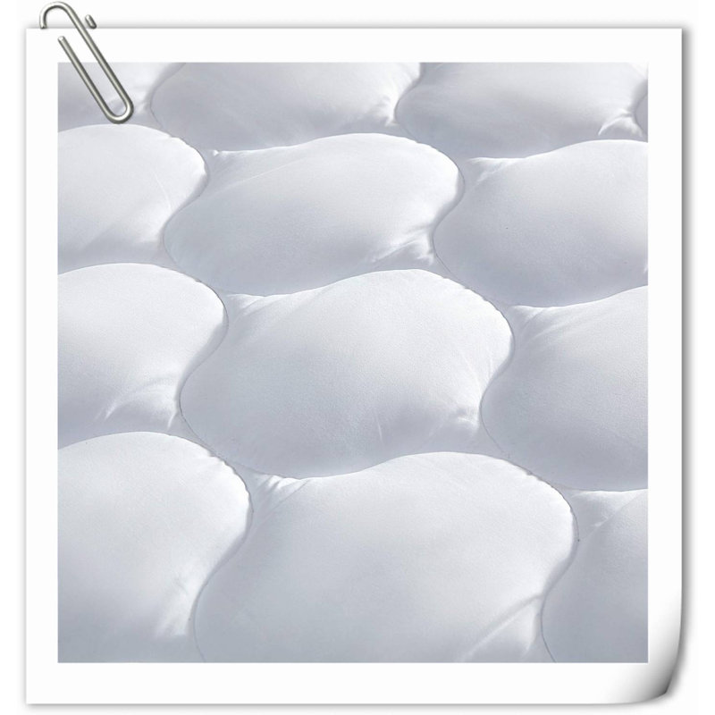 Houten 15'' Mattress Pad, White, California King