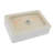 Modern White Ceramic Rectangular Vessel Bathroom Sink - Stain , Sleek Design For Home, Restaurant, Office, Home Rectangular, Modern,
