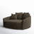 Esmeray 62" Curved Oversized Loveseat-267219137