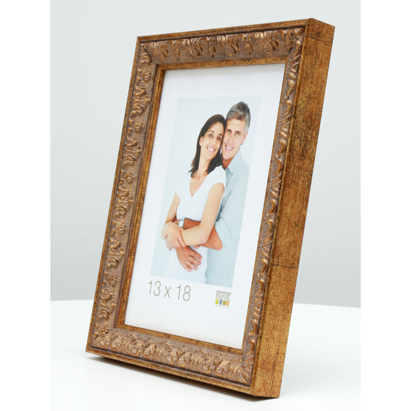 Farner Embossed Picture Frame, Off White, 33.6cm H x 27.6cm W x 2.2cm D