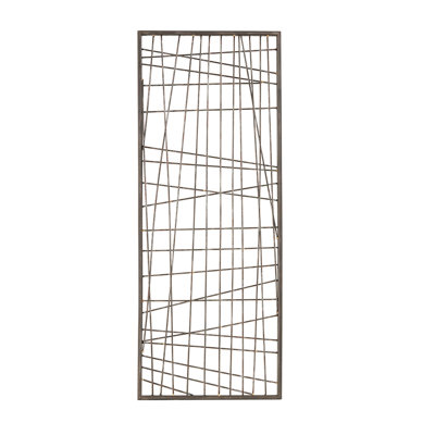 Decorative Black Metal Wall Hanging - Distressed For A Vintage Feel Art Ideal Living Room And Bedroom Walls