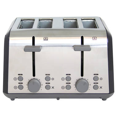 Frigidaire Toaster 2 Slice 900 W Stainless Steel 