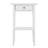 Dalton Nightstand-End Table with One Drawer White-36312685