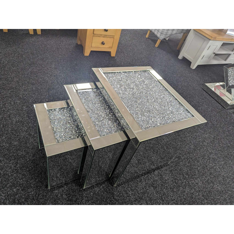 Nova Mirrored Nest Of Tables