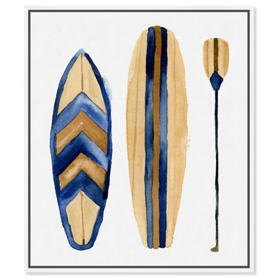 " Nautical And Coastal Paddle Up Nautical Sports " by Oliver Gal