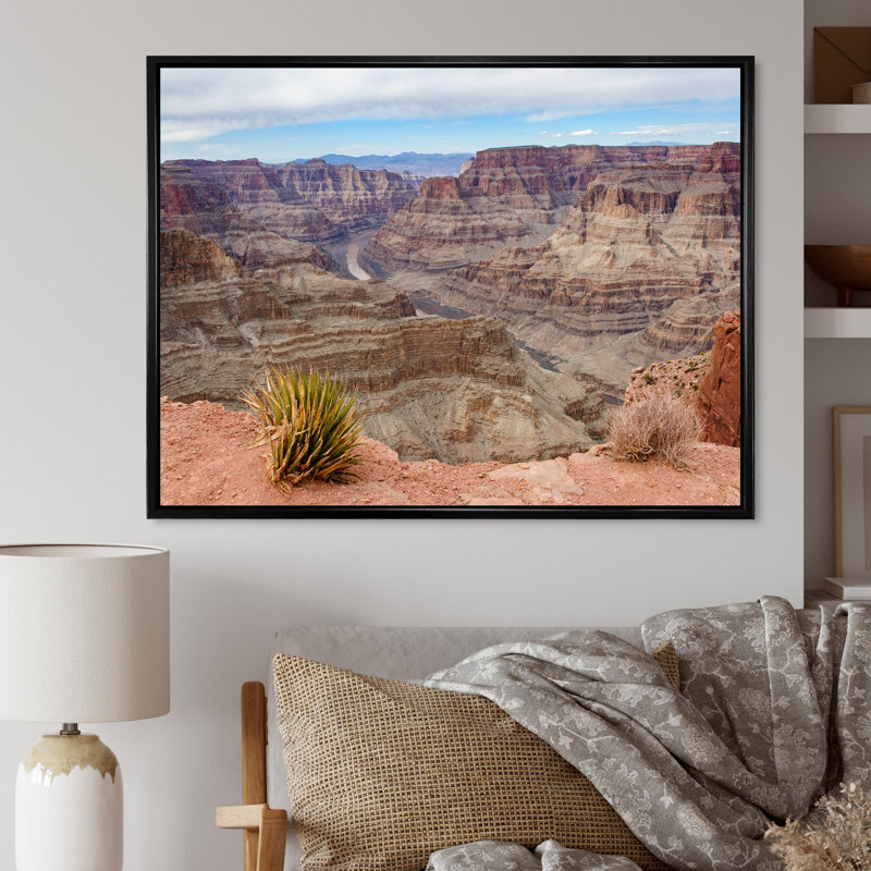Grand Canyon à l'Ouest de l'Arizona II, Toile noire, H 12 po x l 20 po x P 1 po