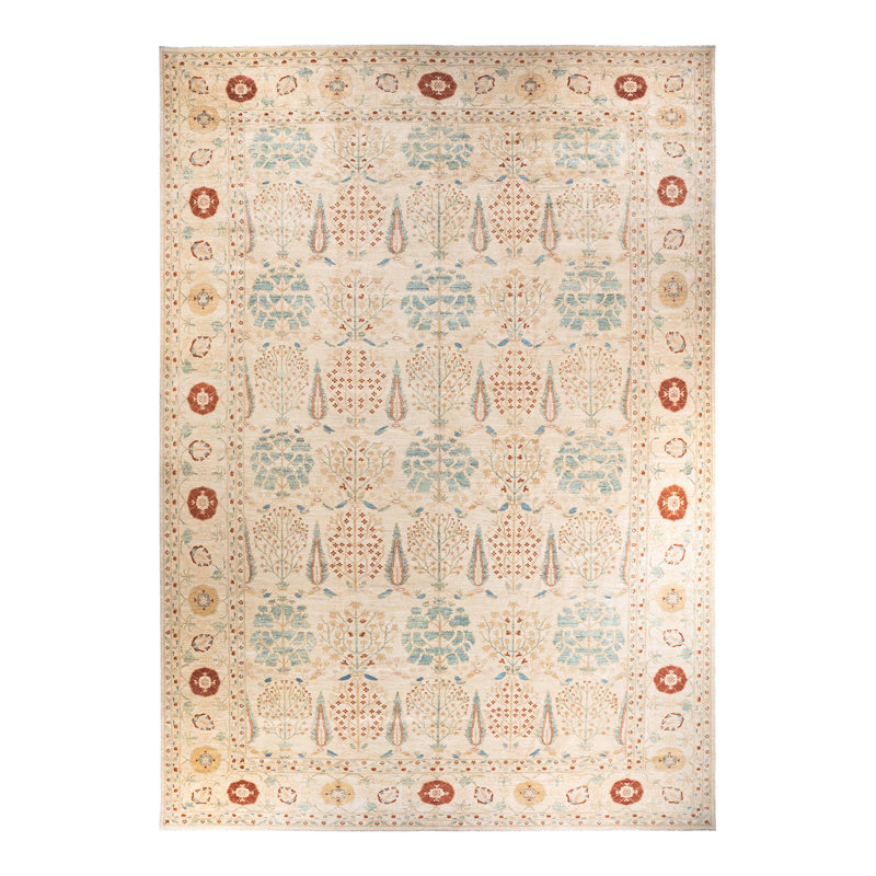 Elvaston One-of-a-Kind 12' 5" X 17' 9" Hand Knotted Area Rug