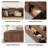 Wood Extendable TV Stand From 63"W-98.5"W With Storage Cabinet, Adjustable Shelf & Drawers For Living Room-6280912