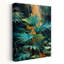 «Dark Tropical Leaves IV», reproduction d'art abstrait contemporain-1031383510