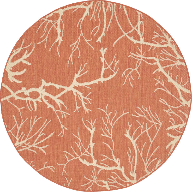 Tapis intérieur / extérieur Almaden, Rond 6 pi 1 po