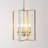 Datur 4 - Light Antique Gold Lantern Pendant