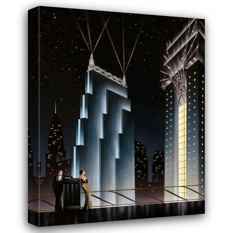 Art sur toile tendue Red Barrel Studio® Hoppe, Robert, Into the Night, H 18 po x l 15 po