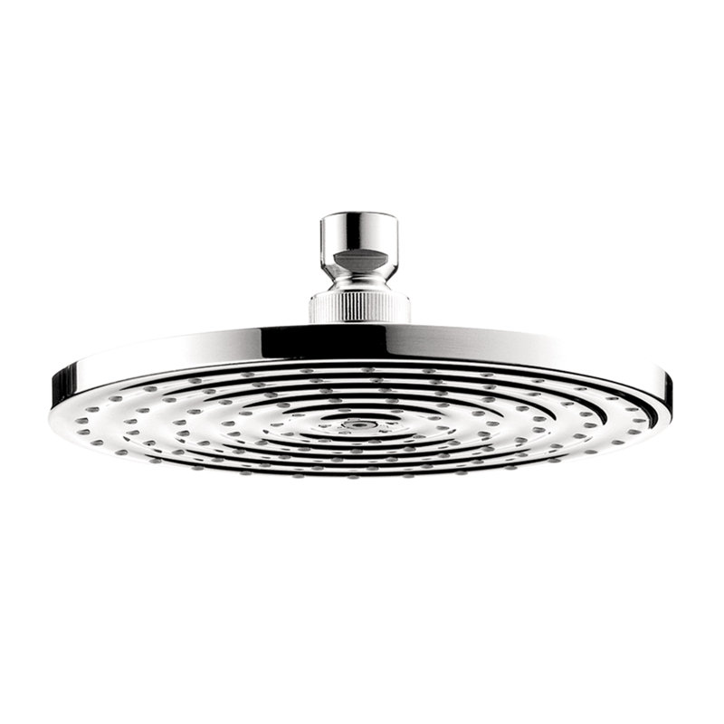 Pomme de douche à 1 jet de hansgrohe Raindance S 180, 2,5 gallons par minute, Chrome