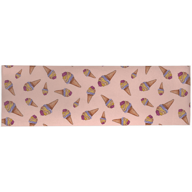 Summer Ice Cream Outdoor Rug, Runner 2'6" x 8'