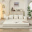 Canapé-lit Chenille Mobilier confortable peu encombrant-121103015