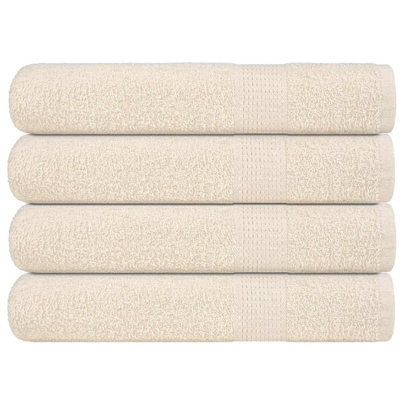 Jeeves 100% Cotton Bath Towel, Cream