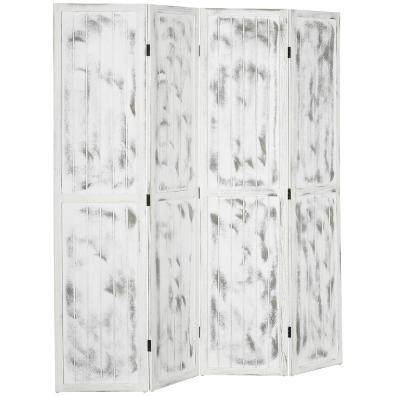Paravent 5,5 "à 4 panneaux diviseurs pliables
