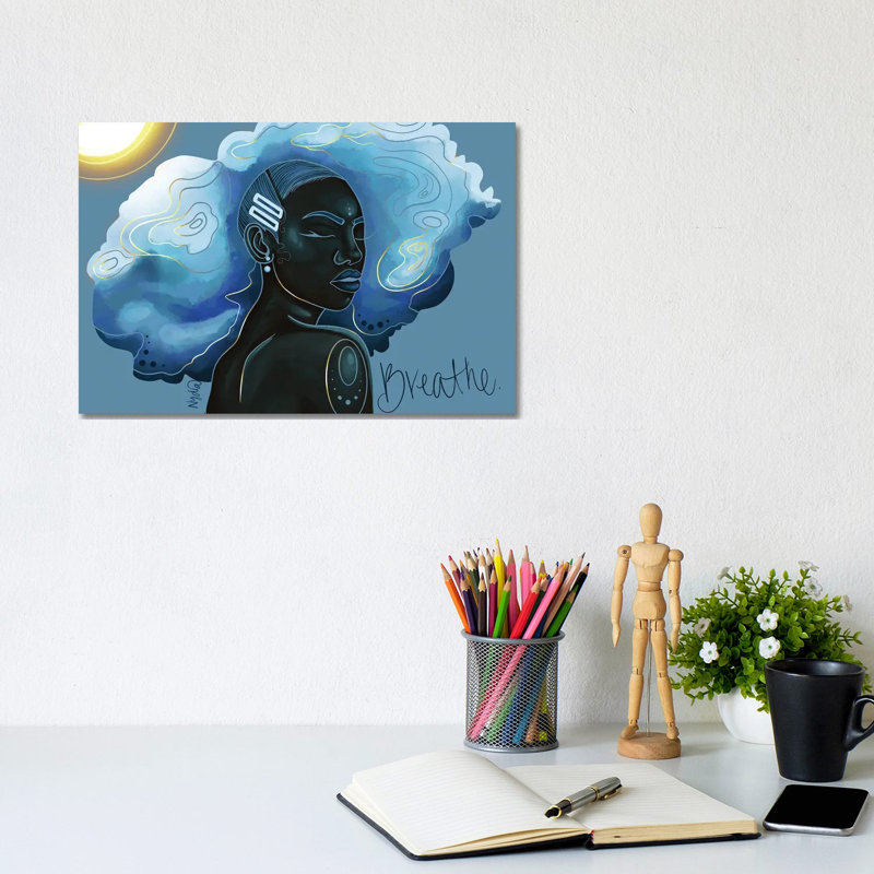Just Breathe - Wall Art Print - Wrapped Canvas