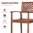 Costway Acacia Outdoor 29'' Bar Stool