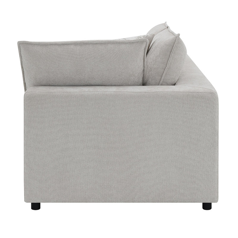 Causeuse modulaire avec 2 coussins