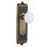 Egg & Dart Plate with White Porcelain Door Knob
