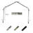 Adjustable 28" to 48" 0.81" Bay Window Single Curtain Rod-1238848541-1302646257